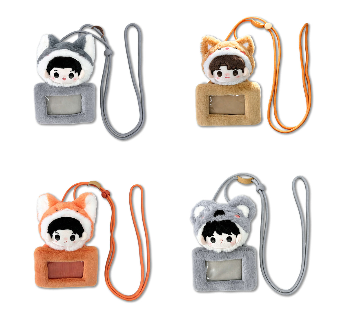 [Double Helix] Plush Photocard Holders Ayden Sng Elio Exclusive Authorization